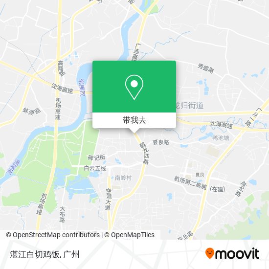 湛江白切鸡饭地图
