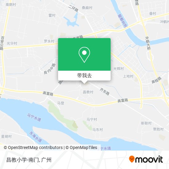 昌教小学-南门地图