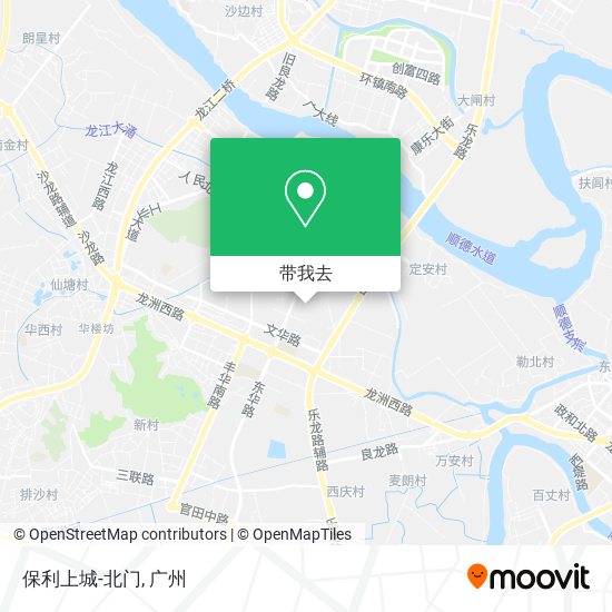 保利上城-北门地图