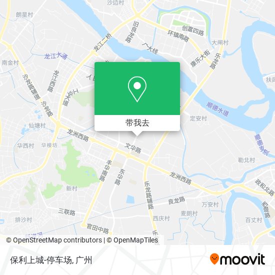 保利上城-停车场地图
