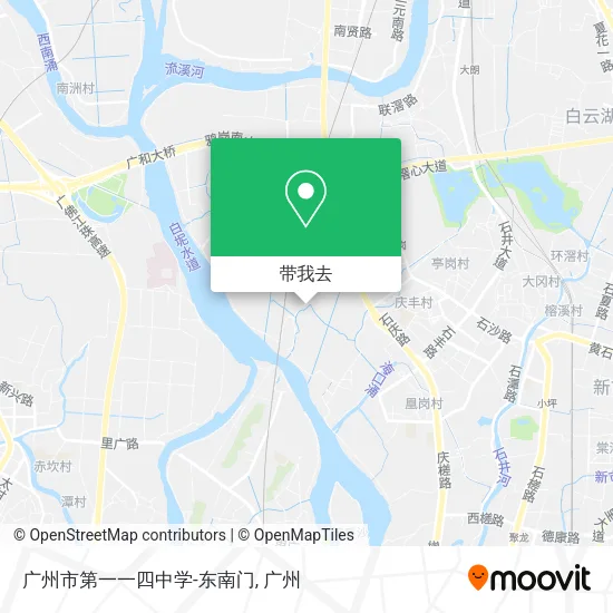 广州市第一一四中学-东南门地图