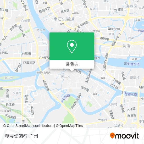 明赤烟酒行地图