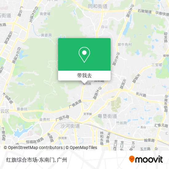 红旗综合市场-东南门地图