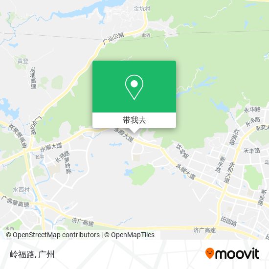 岭福路地图