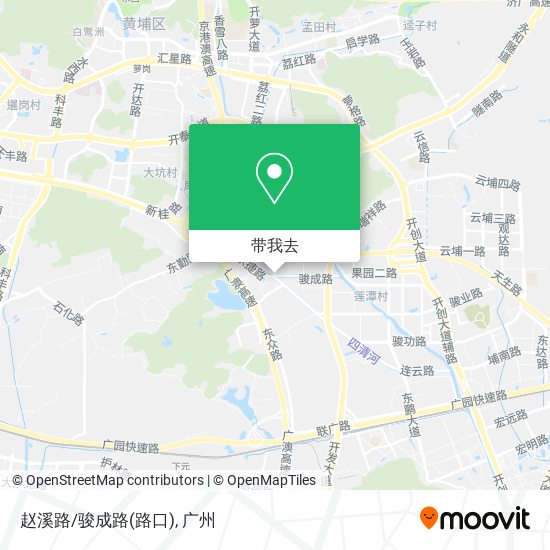 赵溪路/骏成路(路口)地图