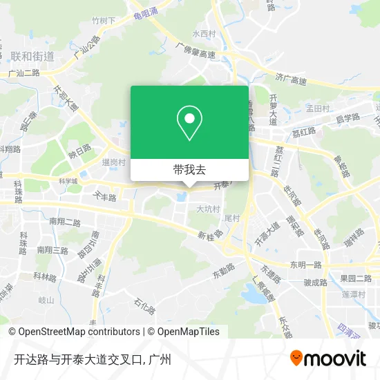 开达路与开泰大道交叉口地图