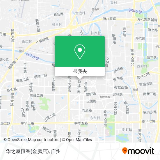 华之屋恒香(金腾店)地图