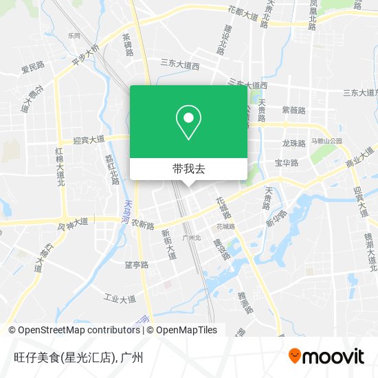 旺仔美食(星光汇店)地图