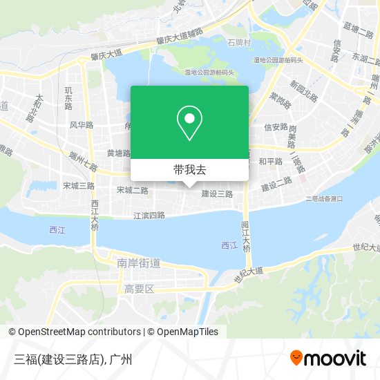 三福(建设三路店)地图