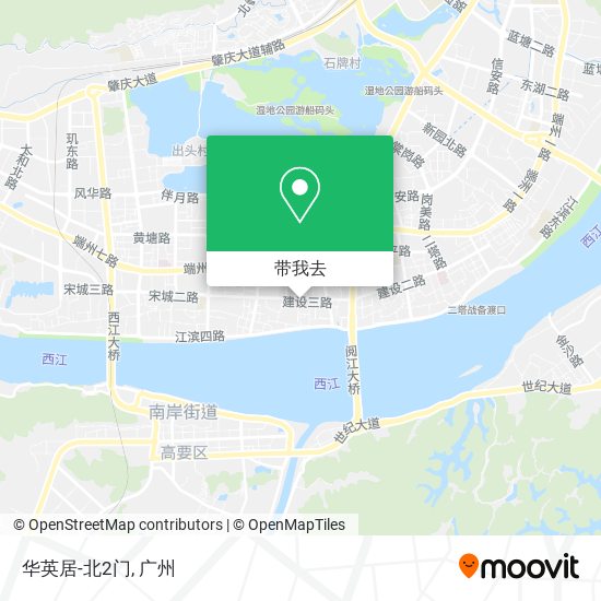 华英居-北2门地图