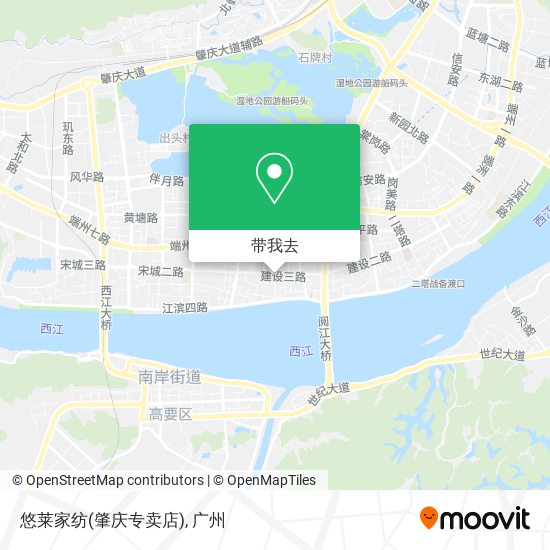 悠莱家纺(肇庆专卖店)地图