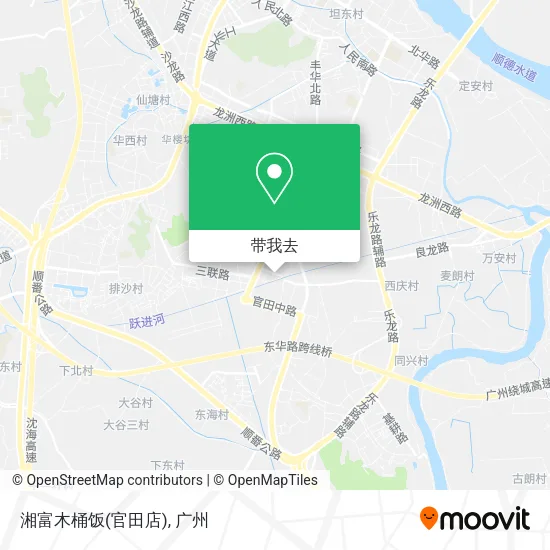 湘富木桶饭(官田店)地图
