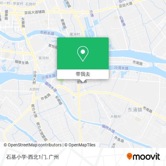 石基小学-西北1门地图