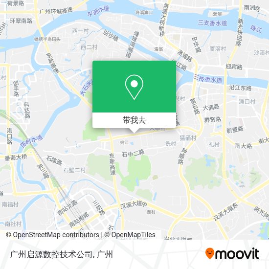 广州启源数控技术公司地图