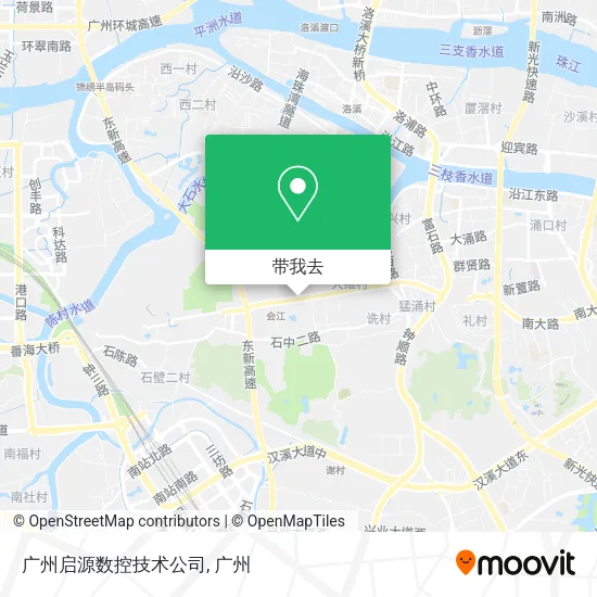 广州启源数控技术公司地图