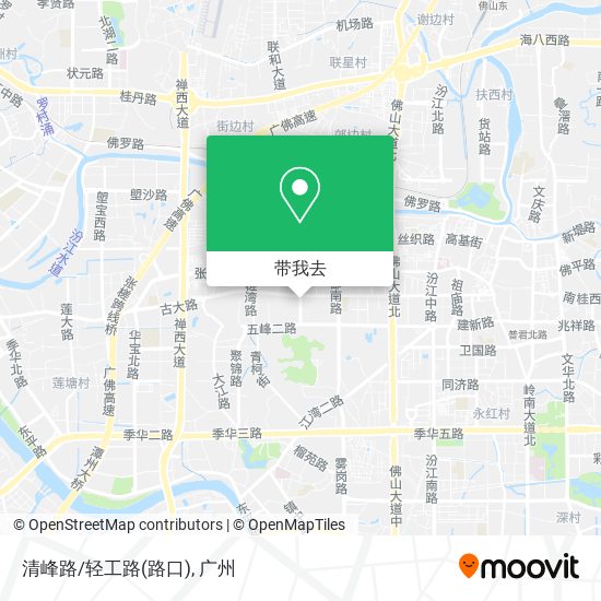清峰路/轻工路(路口)地图