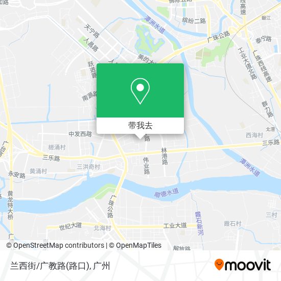兰西街/广教路(路口)地图