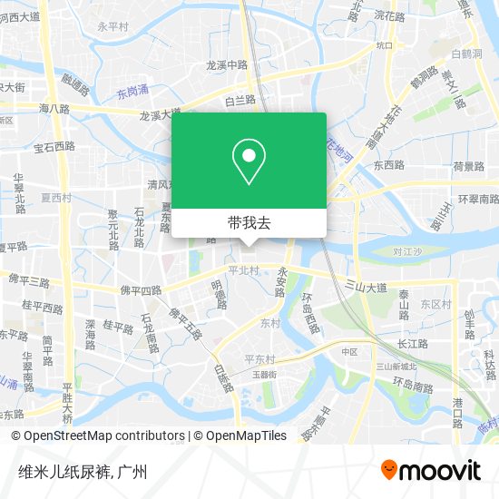 维米儿纸尿裤地图