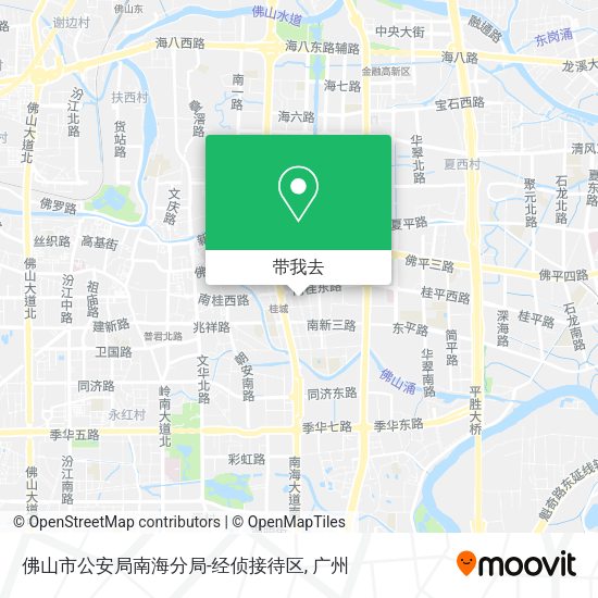 佛山市公安局南海分局-经侦接待区地图