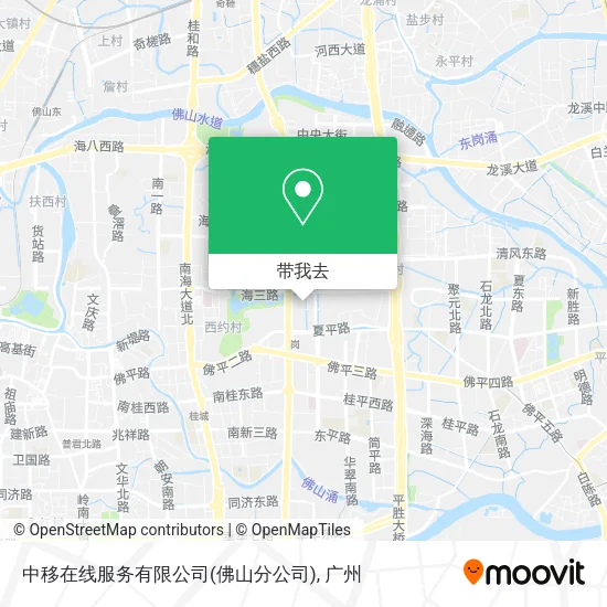 中移在线服务有限公司(佛山分公司)地图