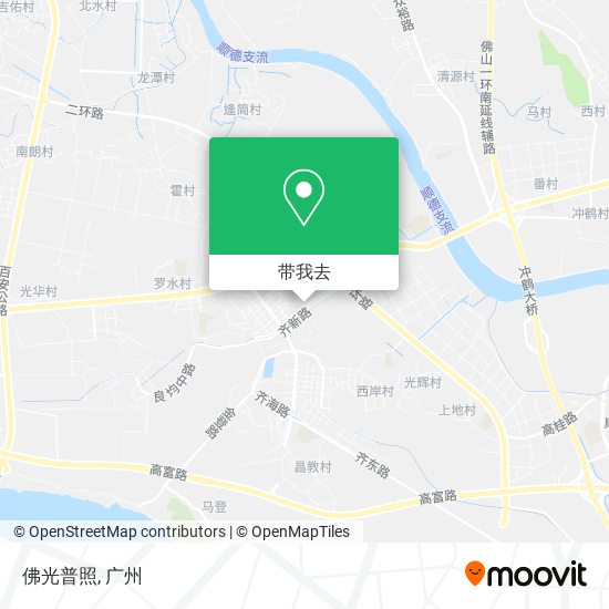 佛光普照地图