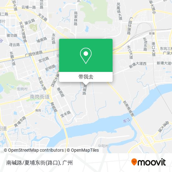 南碱路/夏埔东街(路口)地图