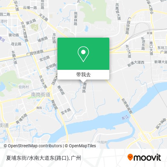 夏埔东街/水南大道东(路口)地图