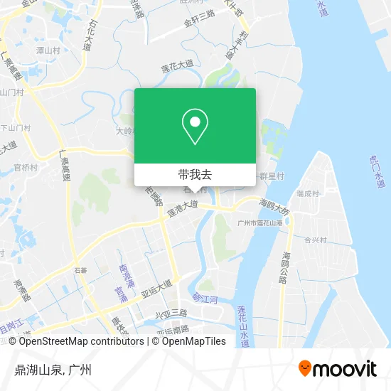 鼎湖山泉地图