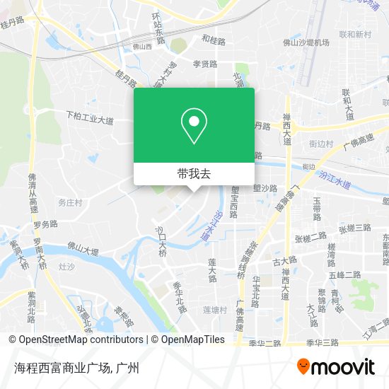 海程西富商业广场地图
