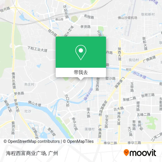 海程西富商业广场地图