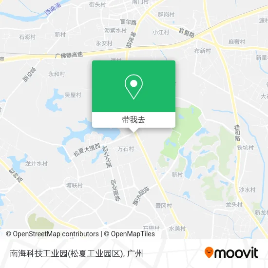 南海科技工业园(松夏工业园区)地图