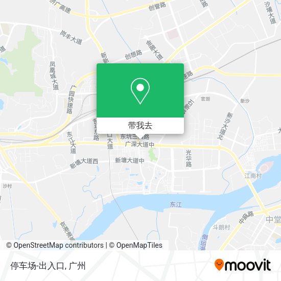 停车场-出入口地图
