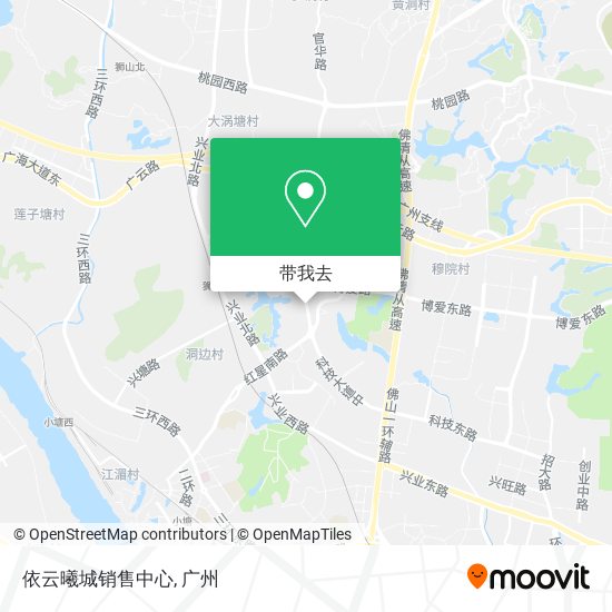 依云曦城销售中心地图