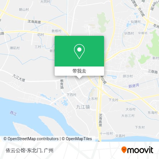依云公馆-东北门地图