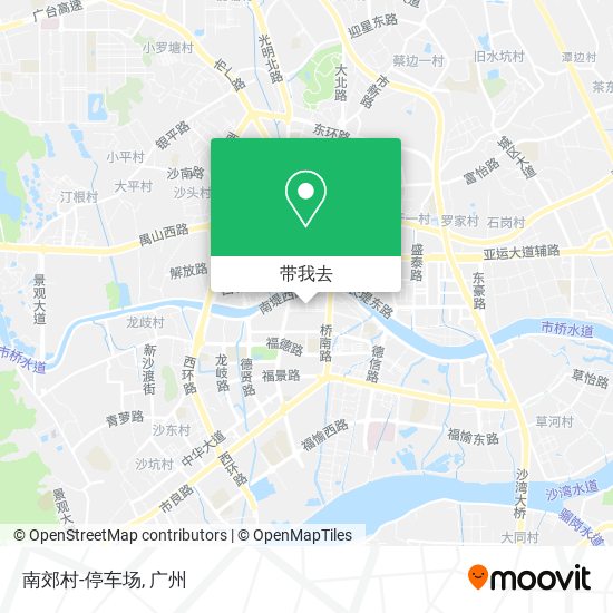 南郊村-停车场地图