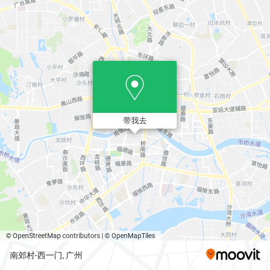 南郊村-西一门地图
