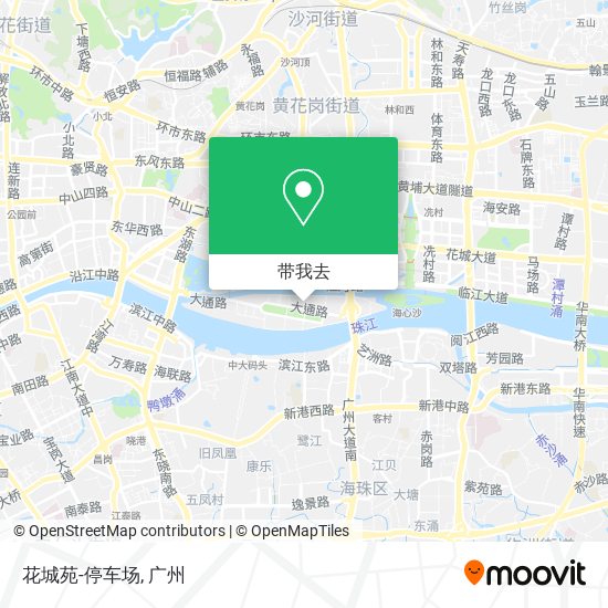 花城苑-停车场地图