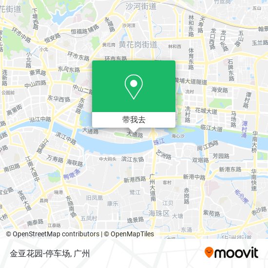 金亚花园-停车场地图
