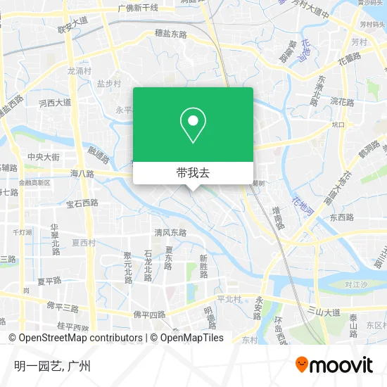 明一园艺地图