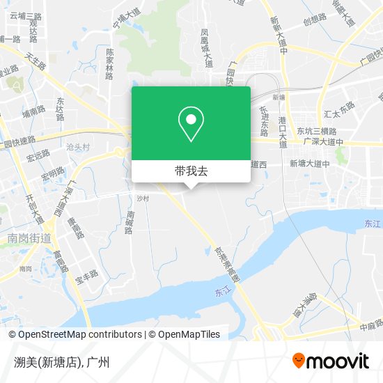 溯美(新塘店)地图