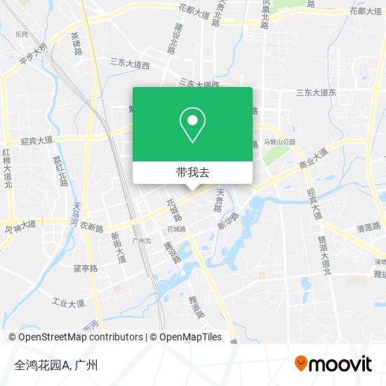 全鸿花园A地图