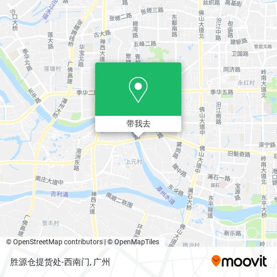 胜源仓提货处-西南门地图