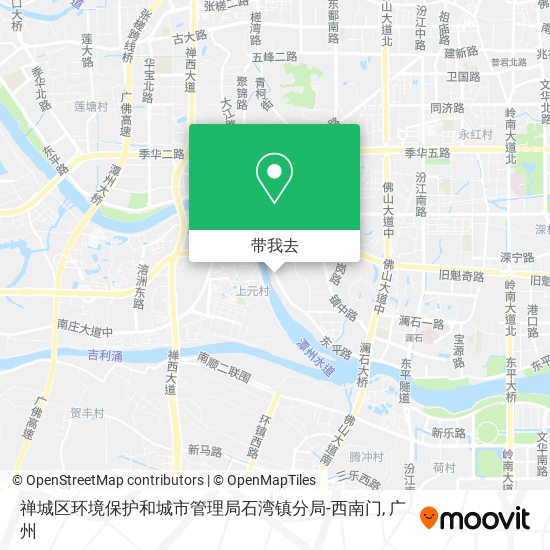 禅城区环境保护和城市管理局石湾镇分局-西南门地图