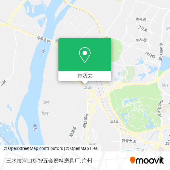 三水市河口标智五金磨料磨具厂地图
