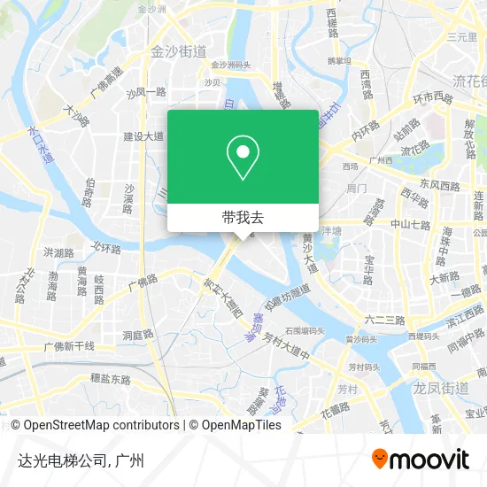 达光电梯公司地图