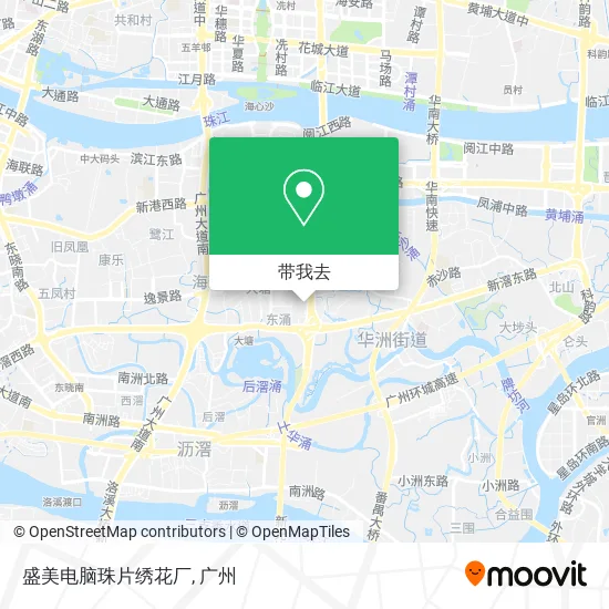 盛美电脑珠片绣花厂地图