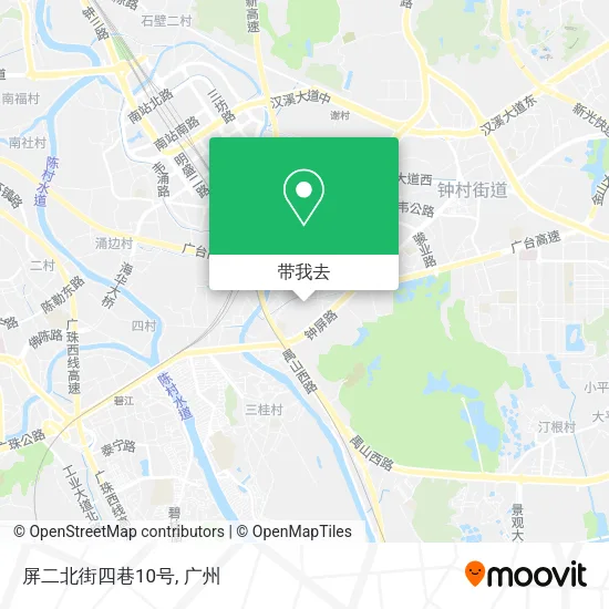 屏二北街四巷10号地图