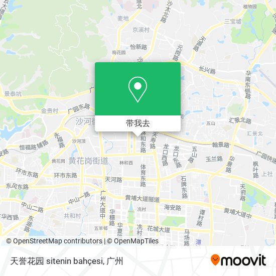 天誉花园 sitenin bahçesi地图