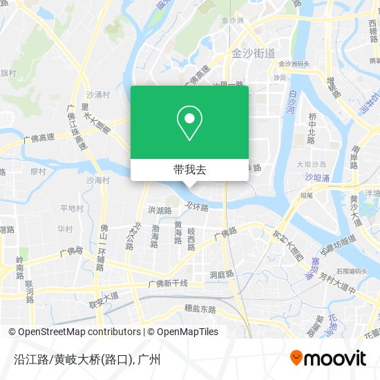 沿江路/黄岐大桥(路口)地图