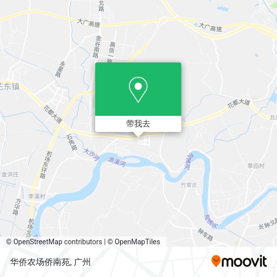 华侨农场侨南苑地图